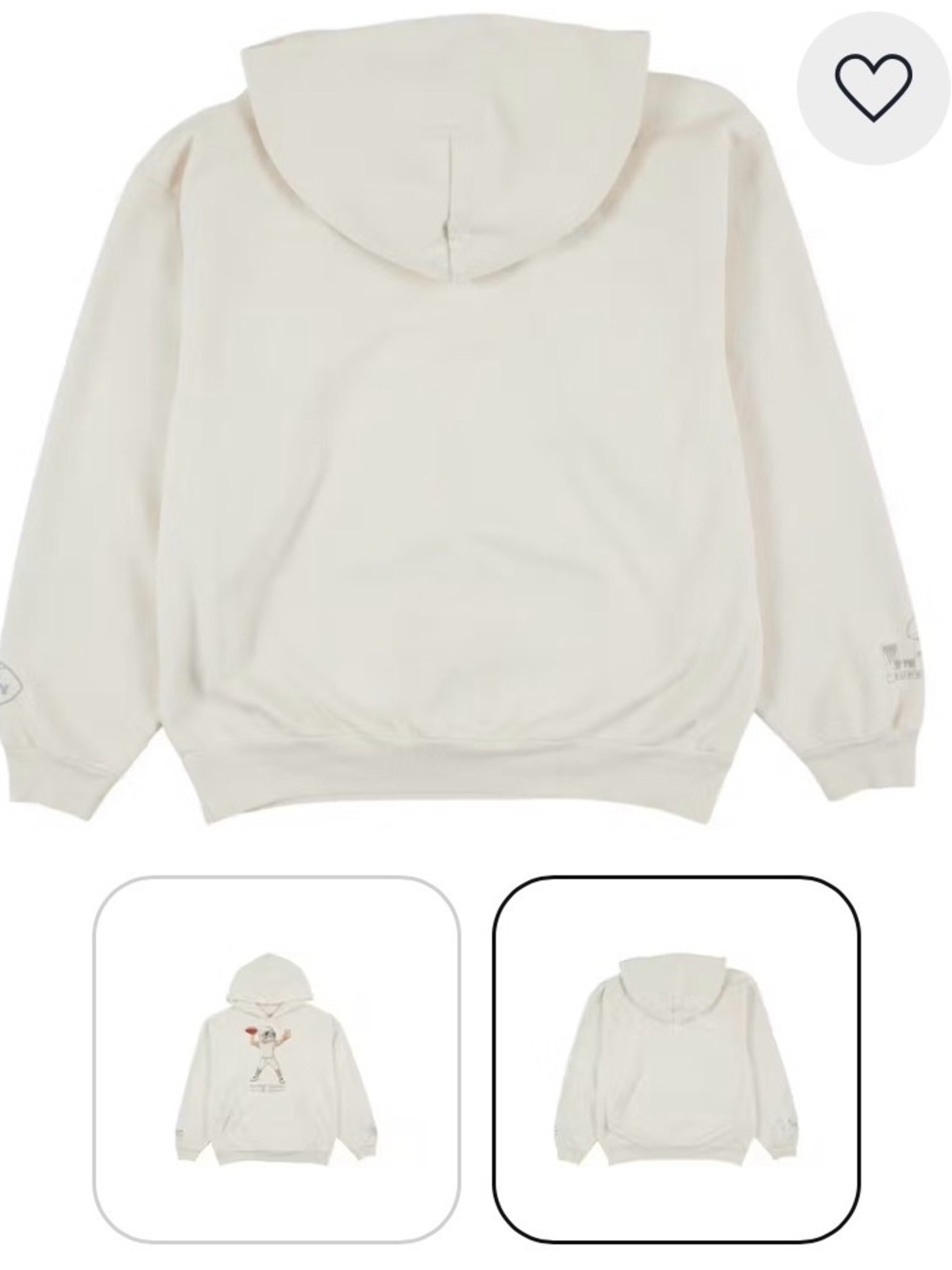 Bad Bunny x Super Tazón Off-White Concho Hoodie - Picture 2 of 5